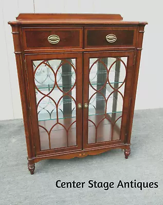 62546  JASPER Bookcase Lighted Curio China Cabinet • $725