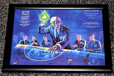 MEGADETH Band Framed A4 Rust In Peace 1990 ALBUM Original Promo Poster • £13.99