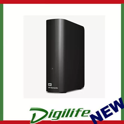 Western Digital WD Elements Desktop 8TB USB 3.0 3.5  External Hard Drive - Black • $395