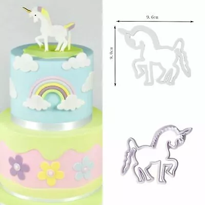 $9 • Buy UNICORN Horse Fondant Cookie Cutter Sugarcraft Mould