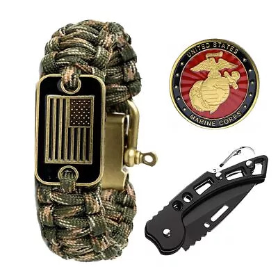 US Marine Corps Military Gifts Bracelet For Marine Corps With Military Mutifu... • $32.56
