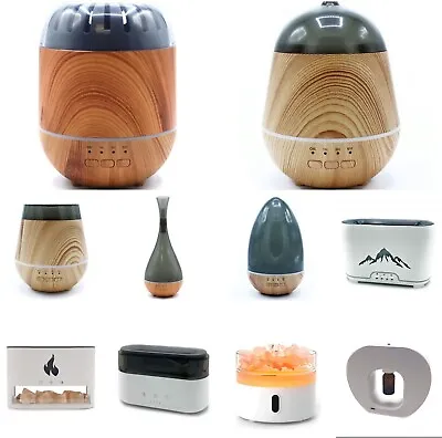 Ultrasonic Aromatherapy Diffuser Flame& Smoke Free Fragrance Atomiser Humidifier • £57.95
