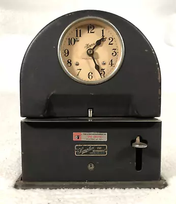 Vintage Simplex Time Stamp Clock Recorder Equipment Gardner Ma *Antique/Rare • $184.95