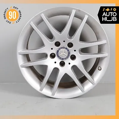 Mercedes R171 SLK350 C350 8.5 X 17 17  Rear Wheel Rim Silver 1714013102 OEM • $195.05