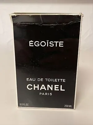 CHANEL EGOISTE Eau De Toilette 250ml DISCONTINUED ULTRAR Vintage 1990 In Original Packaging • £538.53