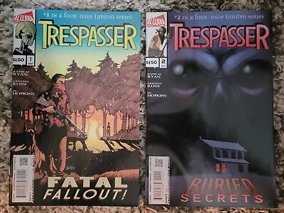 $100 • Buy Trespasser #1 Alterna Comics Low Print High Grade NM+ Plus Trepasser #2 Optioned