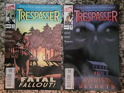 Trespasser #1 Alterna Comics Low Print High Grade NM+ Plus Trepasser #2 Optioned • $80