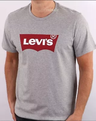 Levi's Men's Summer Chest Logo T Shirt Short Sleeve Crew Neck Relaxed Tee Top • £16.95