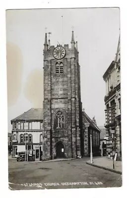 St James Church Okehampton Devon RP Postcard.  • £2