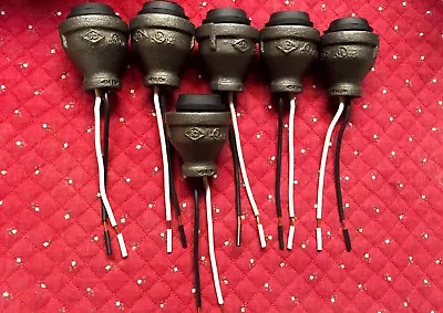 SALE! 6 Pc Industrial Steampunk 1-1/4  X 1/2  Iron Lamp/Light Socket FREE SHIP! • $68.99