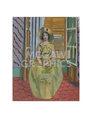 Matisse Henri - The Yellow Dress 1929-31 - Art Print Poster 14  X 11  (3086) • $15.50