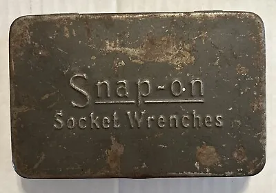 VINTAGE Snap-On Tools Midget Socket Wrench Embossed Metal Case Multi-brand Pcs • $80