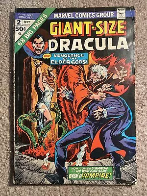 Marvel Comics Giant Size Dracula #2 Chris Claremont Don Heck 1974 See Pics • $9.95