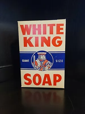 Vintage 1933 Giant Size White King Laundry Soap 2 Pounds 8 Ounces - NOS - New • $69.99