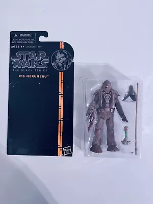 Star Wars The Black Series Orange Stripe 3.75  #15 MERUMERU A5163/A5077 • $31.30