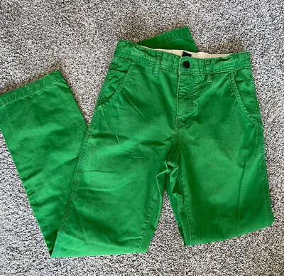 £12.23 • Buy Gap Kids Pants Boys 14 Straight Chinos Green Colored Jeans Euc Irish Lucky 2910