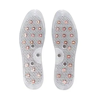 Samwoo Anti-Odor Acupressure Copper Magnetic Massage Shoe Insoles • $12.29