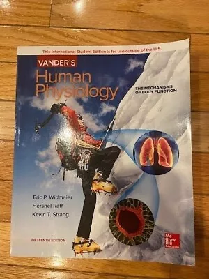 Vander's Human Physiology : The Mechanisms Of Body Function By Arthur J. Vander • $39