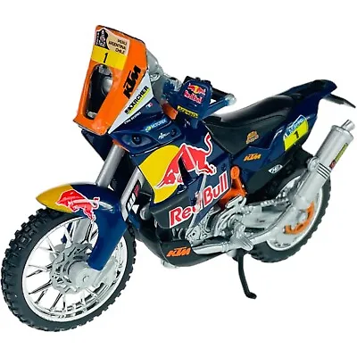 Bburago Ktm 450 Rally (dakar Rally) 1:18 Die Cast Metal New In Box Motorcycle • $13.50