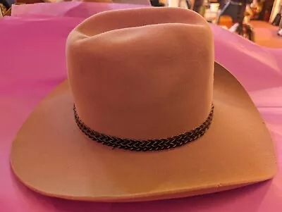 Vintage Resistol Stagecoach Diablo Silver Belly Cowboy Hat 7 3/8 • $49.99