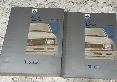 1992-1996 Mitsubishi Truck Shop Manual 2 Volume Set Repair Service Books OEM • $90