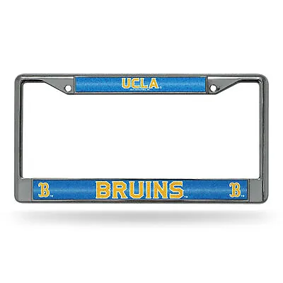 UCLA Bruins Sparkly Glitter Bling Look Chrome License Plate Frame • $17.99
