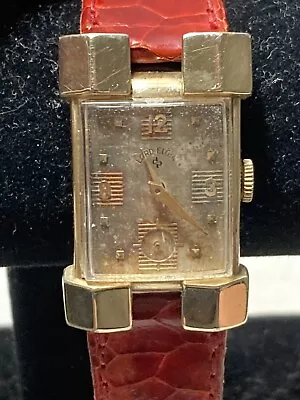 1952 Lord Elgin Drake Gold Filled 670 21 Jewels Wristwatch With Case • $9.99