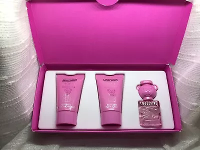 MOSCHINO Toy 2 Bubble Gum Mini Perfume Gift Set For Women - NEW DAMAGED BOX • $30.29