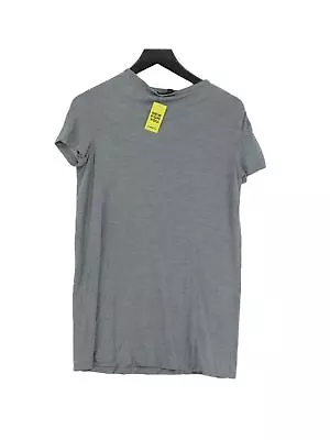 Marc Jacobs Women's T-Shirt UK 6 Grey 100% Other Short Sleeve Round Neck Basic • £21