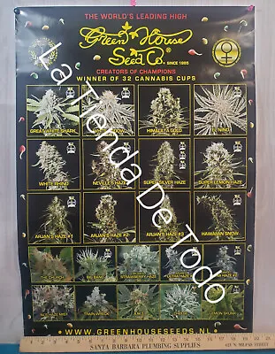 Greenhouse Green Hose Seed Co. Marijuanna Marihuana Mariguana Weed Herb Poster • $100