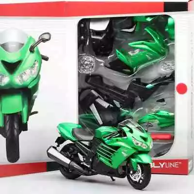 Kawasaki Ninja ZX-14R 1/12 Scale Diecast Motorcycle Model Kit ASSEMBLY NEEDED • $29.99