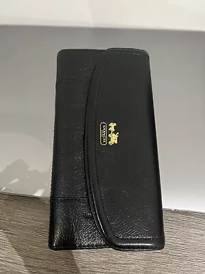 Coach Leather Purse Wallet Black • £50