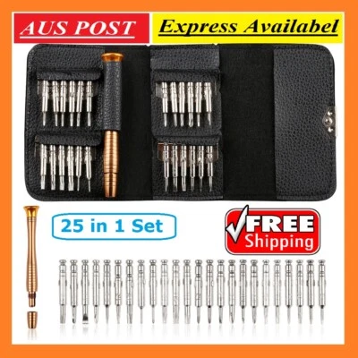 $9.99 • Buy 25 In 1 Repair Tool Set Screwdriver Wallet Tool Kit For MacBook Pro Smart Phones