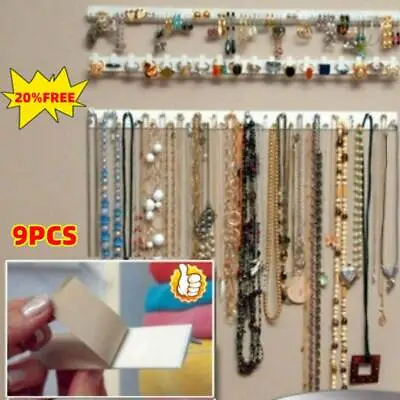 9PCS Jewelry Wall Hanger Holder Stand Organizer Necklace Bracelet BEST • $7.69