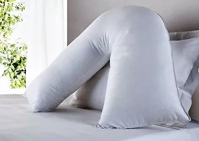 £10.75 • Buy Orthopaedic V-Shaped Pillow Nursing Pregnancy Back Support Pillow