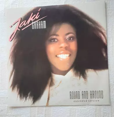 Jaki Graham Round And Around  Extended Version Vinyl 45rpm 1985 12JAKI4 EMI • £9