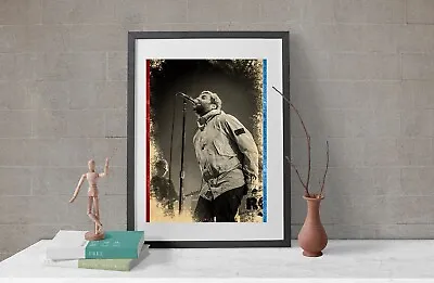 A4 LIAM GALLAGHER STONE ISLAND GHOST  FILM ART RETRO POSTER Music CULTURE  • £5.49