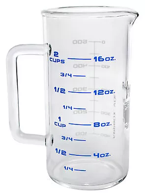 Premium Beaker Mug Tall Form Spout - Heavy Duty Borosilicate Glass - HBARSCI • $26.89