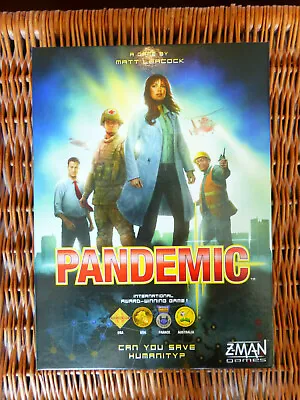 Pandemic By Zman Games Cooperative Board Game  COMPLETE • £25
