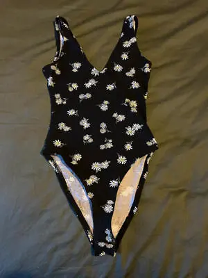 Miss Selfridge Daisy Print Bodysuit Size UK 6 • £8