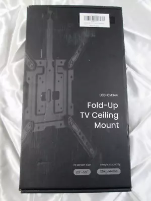 Flip Down TV Mount Manual Folding Ceiling TV Mount For Most 23'' To 55'' • $44.99