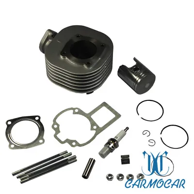 $37.97 • Buy For 87-06 Suzuki Quadsport LT80 Cylinder Piston Head W/ Gasket Ring Top End Kit 