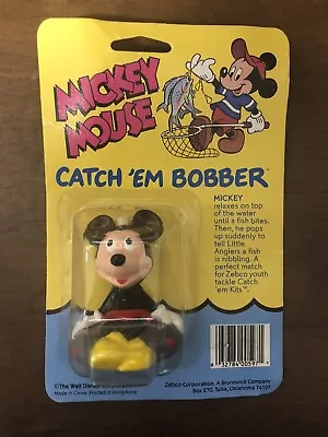 Vintage Zebco Mickey Mouse Catch ‘em Bobber New Old Stock • $20
