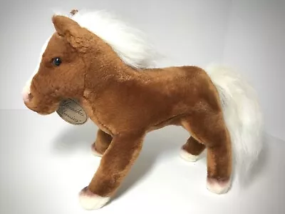 Russ Berrie Yomiko Classics Palomino Horse Soft Toy Plush Brown White 10” • $8.99