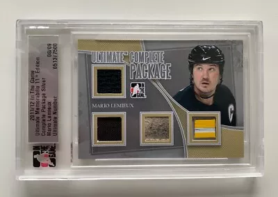 2011-12 Itg Ultimate Memorabilia Complete Package Mario Lemieux 08/09 Silver • $257.56