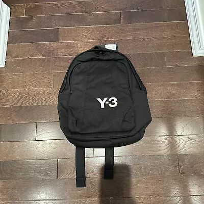 NWT Adidas Y-3 Black Logo Backpack • $230