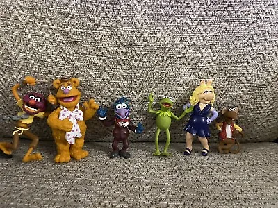 Muppets Disney 3  PVC Figures Kermit Miss Piggy Fozzie Animal Gonzo Rizzo Bundle • £35