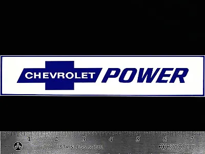 CHEVROLET POWER - Original Vintage 70's Racing Decal/Sticker Camaro Corvette V8 • $5.50