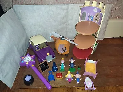 £34.99 • Buy Ben And Holly Figure Toy Playset Bundle Queen Thistle Nanny Plum Car Butterfly