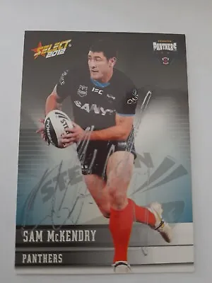 $3.99 • Buy Nrl Signed Penrith Panters  Card Sam Mckendry